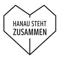 #hanaustehtzusammen Logo